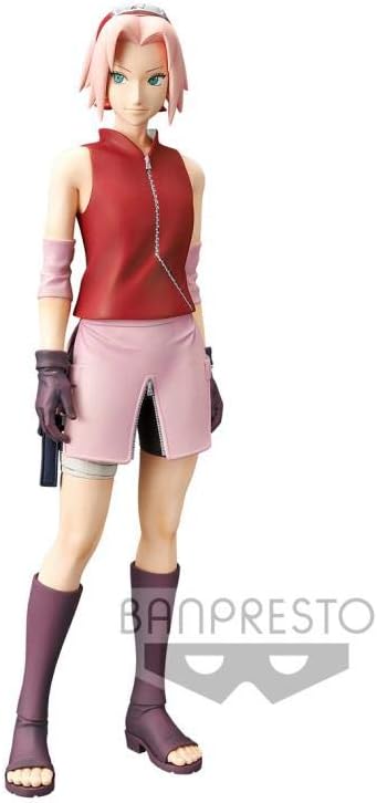 Banpresto 39765 Naruto Shippuden Shinobi Relations Haruno Sakura Grandista Figure, Multiple Colors
