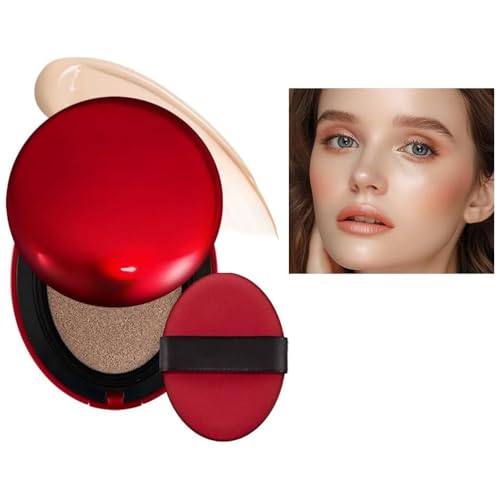 Cushion Foundation, Semi-Matte Finish 72-Hour Foundation Full Coverage Sun Protection, Waterproof