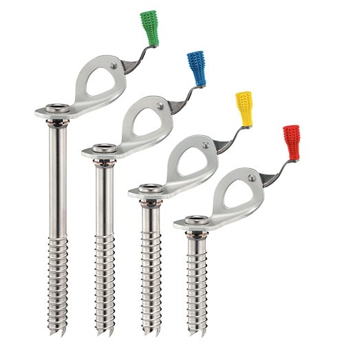 PETZL P70A 210 Verticality Ice Screws, Silver, 21 cm