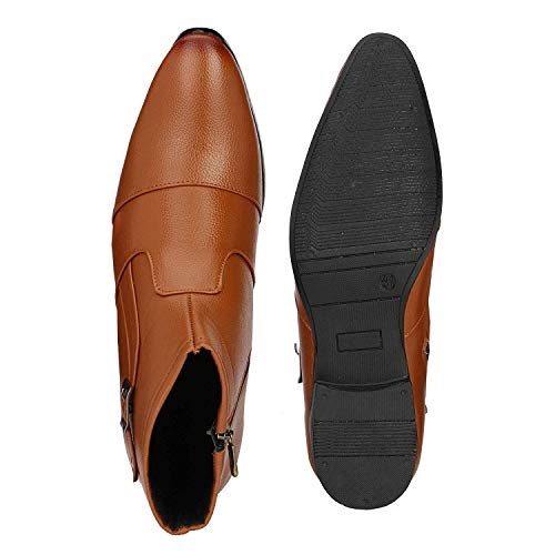 Image of Men's Synthetic Zip Slip on Formal Boot UK