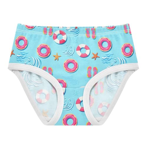 Girls' Underwear Summer Ocean Swimming Ring Blue Toddle Brief Panties 2302947