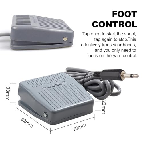 Rouet électrique contre les nœuds : bobineuse automatique de fil précise - 8