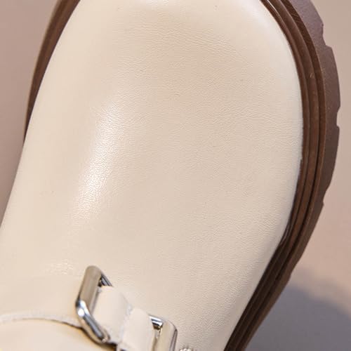 Girls Lightweight Buckle Side Zipper Combat Ankle Boots for Little Big Kid 2025 Fall Winter Fashion2