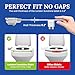 Ultra-Slim Dual-Nozzle Bidet Attachment - Adjustable Cold Water Pressure, Stainless Steel, Hygiene Upgrade,Non-Electric Bidet, (Silver)