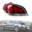 BYBEST Rücklicht Heckleuchte Rückleuchte für Peugeot 508 2015-2018, Auto Heckklappe Rückleuchten Linke Rechte Rücklichter, with Bulb Holder- Left