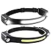 Xweptuy 2Pcs Running Headlamp, High Lumen Type-C Rechargeable Full-Angle COB Headlamp, Waterproof Head Lamp with Bright 6 Modes & Motion Sensor for Outdoor Running, Camping Hiking #·