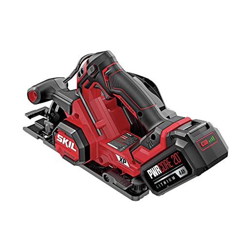 Skil Pwr Core 20™ Xp Brushless 20V 7-1/4 In. 5300 Rpm, Circular Saw Kit Includes 4.0Ah Lithium Battery And Quick Charger- Cr5440B-10 #TOP4