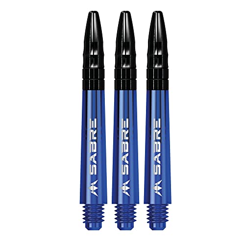 Blue Aluminum Dart Shafts - 3 Sets (9 Shafts), 2BA Inbetween (1 3/4 inch) + O'rings