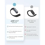 Acefast AceFit Air Open Ear Headphones, Wireless Earbuds with Rich Bass, Bluetooth 5.4 Sports Headphones with Charging Case, 32H Playtime Earbuds IP54 Waterproof for Running, Cycling, Walking, Workout - Image 5
