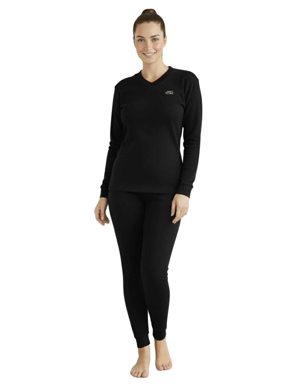 Lux Cottswool Women's Upper and Lower Thermal Set | Thermal Set for Women