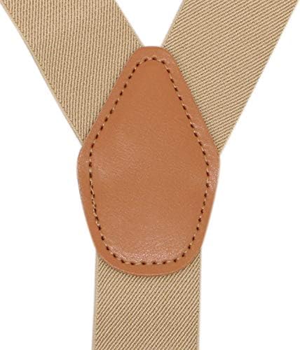 Timiot Men’s Y-Back 4 Metal Clip Elastic Wide Suspenders Perfect For Both Casual&Formal - Image 2