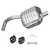 EU-Hersteller Auspuff Endtopf Nachschalldämpfer + Montageware Ersatzteil (siehe Artikelbeschreibung) (passend für das angegebene Fahrzeug ,siehe Artikelbeschreibung)