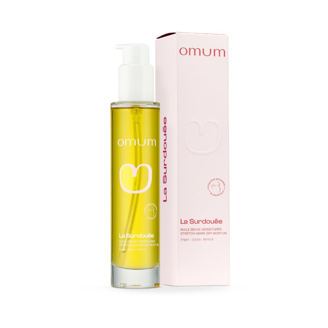 Omum La Surdouée Dry Body Oil with Targeted Stretch Mark Action for Pregnancy and Breastfeeding 100 ml Organic
