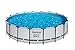 Produktbild Bestway Steel Pro MAX Frame Pool Komplett-Set mit Filterpumpe Ø 549 x 122 cm, lichtgrau, rund