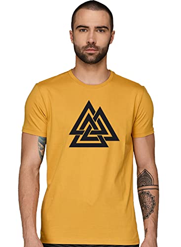Image of ADRO 100% Cotton Lycra Tshirts for Men Combo Pack of 3 | Regular Fit | Printed T Shirt | Round Neck Half Sleeve| Mens Tshirts