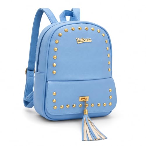 Image of VRITRAZ PU Leather Ladies Leather Shoulder Fitting Backpacks Designer Backpack Shoulder Bag, Handbag For Women, Girls Elegant Backpack Purse