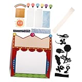 SOPOTUTU Selbstgemacht Puppenset Schattenspiel Für Kinder Kreatives Selbstgemacht Bastelset Wissenschaftliches Schattentheater Lernspielzeug Für Klassenzimmer Und Kinderbühne