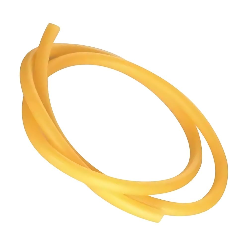 Manguera de caucho de látex amarillo resistente a la abrasión natural, tubo flexible for plomería(10metersx9mmx12mm)
