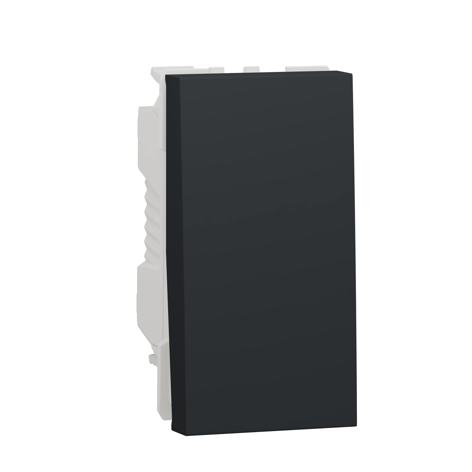 Schneider Electric NU310654 Unica - Bouton-Poussoir NO 10A Connexion Rapide Anthracite - Mécanisme Seul