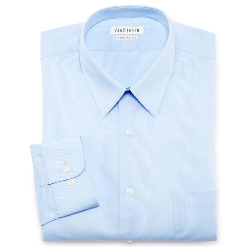 Van Heusen Regular Fit Wrinkle Free Dress Shirt 16 32-33