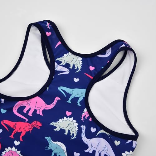 Image of Uhnice Girls Swimsuit Two Piece Tankini Swimwear with Boyshort