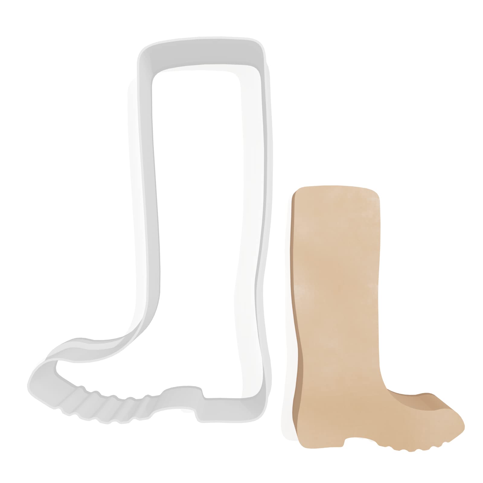 Welly Boot Cookie Cutter - 3 Sizes, White, 10cm