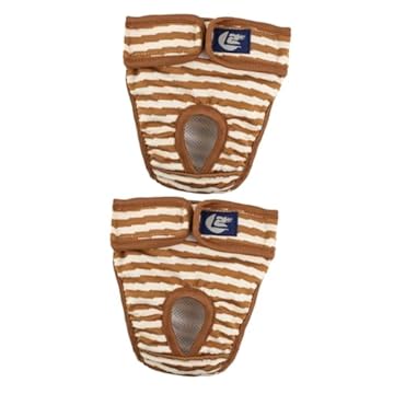 Angoily 2 Peças cueca de cachorro fraldas para cães pequenos calcinhas fraldas para cachorro macho calças fisiológicas para cães fraldas para animais de estimação especial roupas gatinho