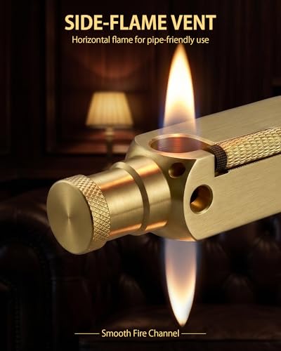 Encendedor retro clásico de cobre resistente al viento miniatura 2