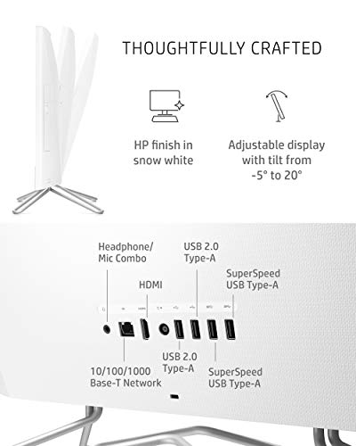 Hp All-In-One Desktop Pc, 11Th Gen Intel Core I3-1115G4 Processor, 8 Gb Ram, 512 Gb Ssd Storage, Full Hd 23.8” Display, Windows 10 Home, Remote Work Ready, Mouse And Keyboard (24-Dp1250, 2021) #TOP5