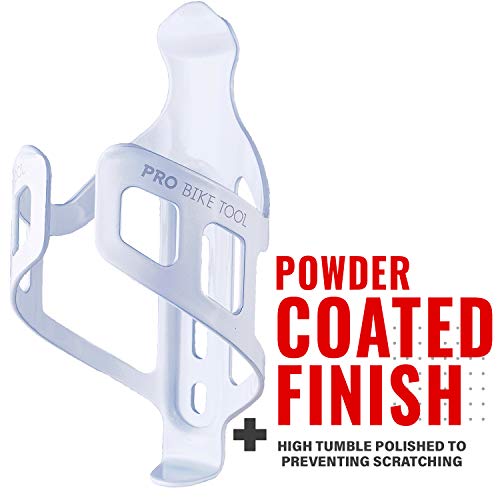 Bike Water Bottle Holder, Black Or White Gloss, Secure Retention System, No Lost Bottles, Lightweight And Strong Bicycle Bottle Cage, Quick And Easy To Mount, Great For Road And Mountain Bikes #TOP7