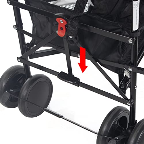 Mobiclinic® kids, Kinderwagen, Buggy, Elefant, Verstellbare rückenlehne, Faltbar, Doppeltes sicherheitssystem, Abnehmbare räder, Verstellbarer 5-punkt-gurt, Leichter, Grün und schwarz
