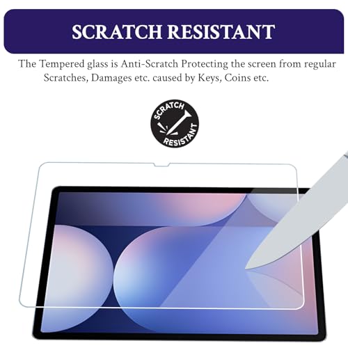 Image of Tempered Glass for Samsung Galaxy Tab S10 Plus (12.4 inch) Screen Protector Guard for Samsung S10+ Tablet - Pack of 1