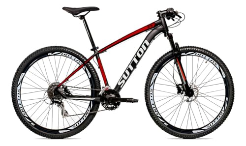 Bicicleta Aro 29 Sutton Extreme 21V Shimano Freio a Disco Quadro de Alumínio 21 Marchas com Suspensão Com Trava e Regulagem
