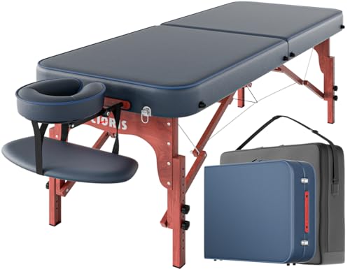 Image of CLORIS 84 inch Professional Massage Table 2 Section Portable Hold Up to 1100LBS