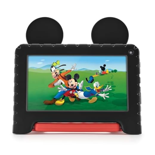 Tablet Multi Mickey 4GB RAM + 64GB Armazenamento + Tela 7 pol + Case + Wi-fi + Android 13 (Go edition) + Processador Quad Core - NB413