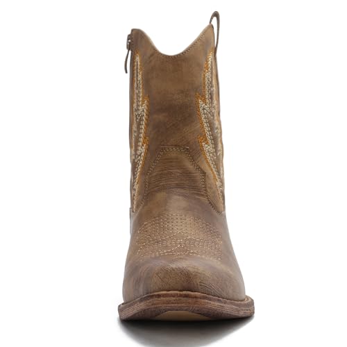 Image of GLOBALWIN Cowboy Boots For Women Short Ankle Boots