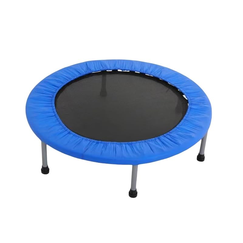 ケアトランポリン　折りたたみ式　健康づくり　介護予防　1人用　手すり付き Amazon | 手すりとカバー付きトランポリン、40インチ大100cm[耐荷重
