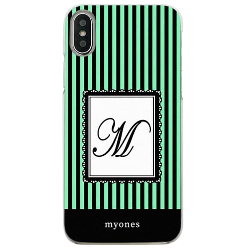 arrows Alpha F-51F �P�[�X(�X�g���C�v�J���[:�O���[�� �C�j�V����:M) �J�o�[ myones �N���A�P�[�X �X�}�z�P�[�X �{�[�_�[ �X�g���C�v �C�j�V���� �A���t�@�x�b�g �c�^ �n�[�h ���킢�� ������� sslink