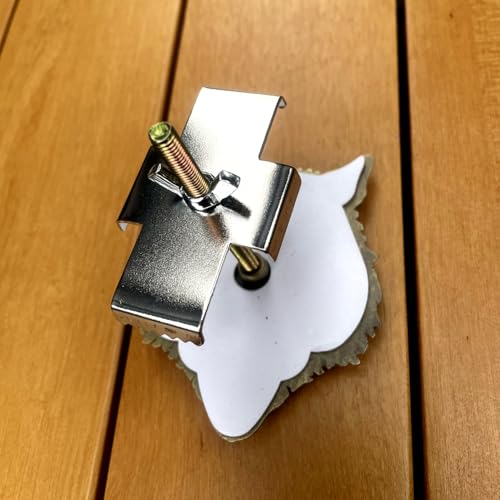 Image of Wolf Head Metal 3D car Emblem (Silver Emblem)