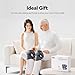 IKEEPFIT Cordless Knee Massager with Heat Vibration for Pain Relief, MAXwarm 4.0[2026 Upgraded] - Electric Heated Knee Brace with 5 Heat Levels and 3 Massage Mode, Gifts for Men Women (Grey, Single)