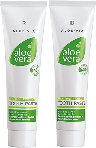 LR Pasta dentífrica protectora Aloe Vera de Aloe Via Sensitive (2 x 100 ml)