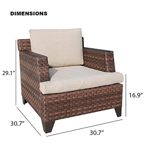 Sunsitt Outdoor Wicker Chair Single Sofa Buy Online In India At Desertcart