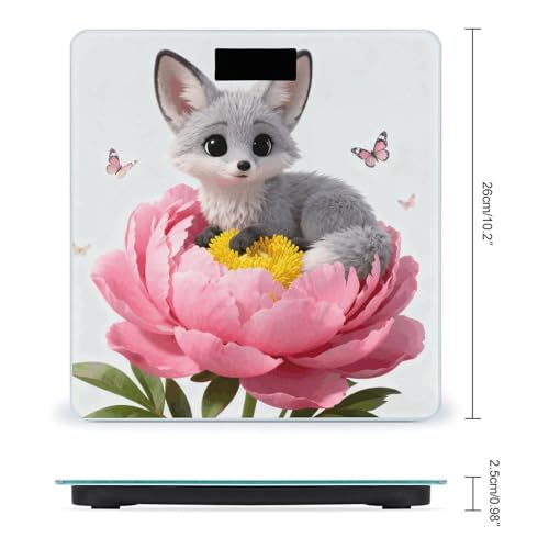 Báscula Digital de Baño Precisa y Estable BTCOWZRV miniatura 2