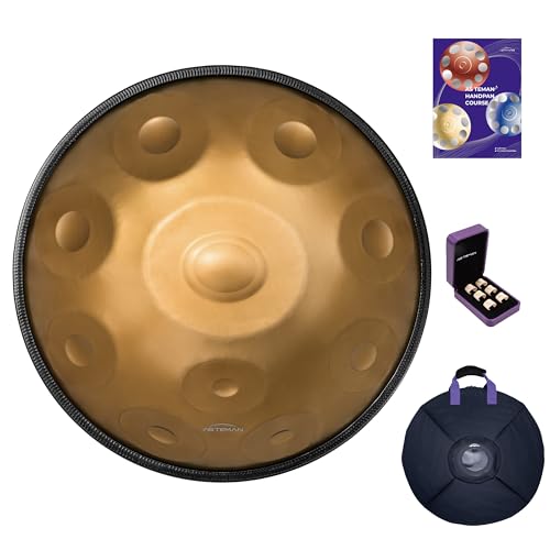 AS TEMAN 10-Note D Minor Handpan (440Hz)