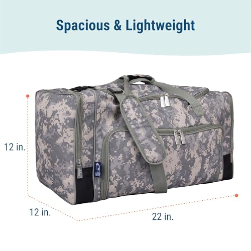 Image of Wildkin Kids Weekender Duffel Bag - Carry-On Size for School, Travel, & Sleepovers
