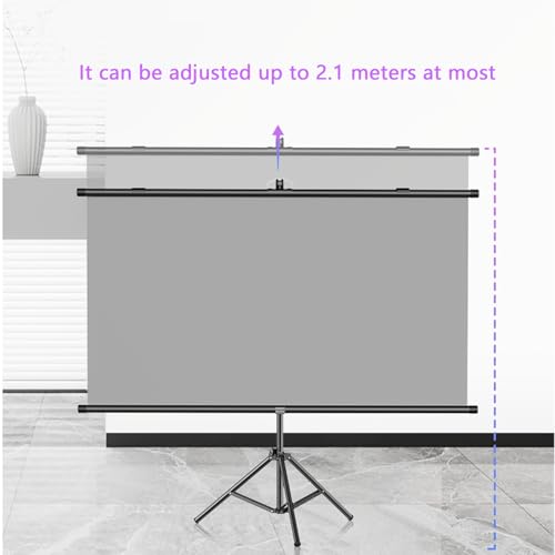 Pantalla de proyector portátil 72" (16:9) con soporte miniatura 5
