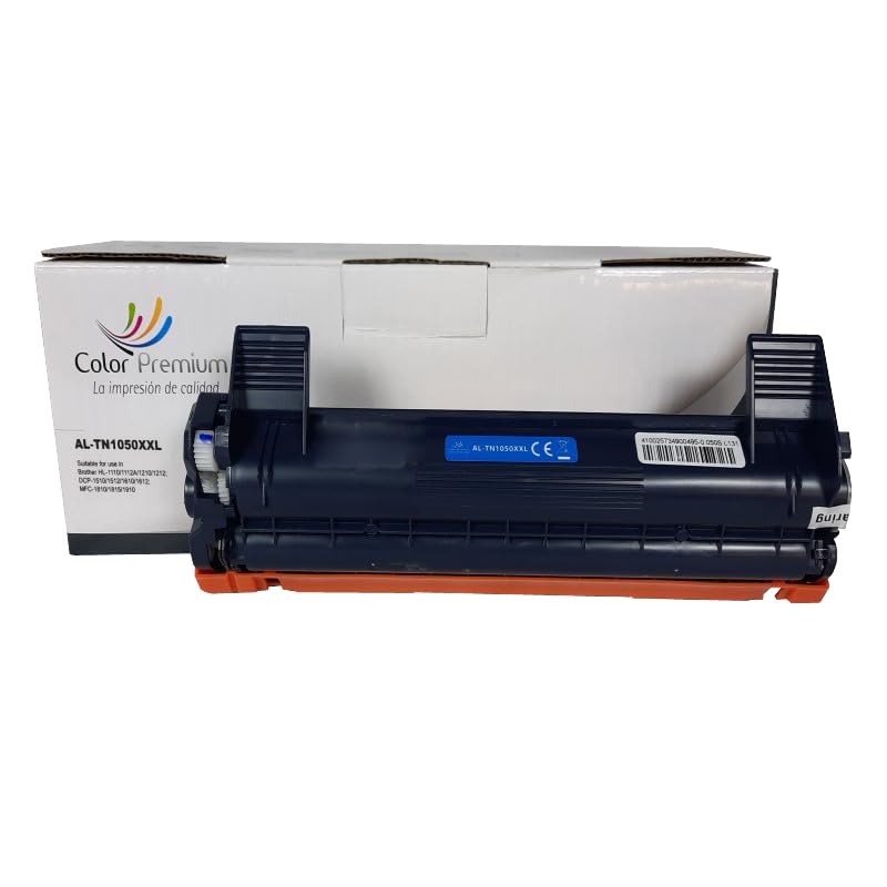 Tóner Compatible con Brother TN1050 XXL TN 1050XXL para Brother DCP 1510E 1512A 1610W 1612W para Brother HL 1110E 1112A 1210W 1212W para Brother MFC 1810E 1815 1910W 1911NW   2000 páginas (XXL)