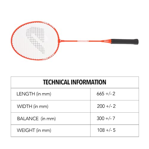 Image of Boldfit Badminton Racket Combo for Beginners Adults Aluminium Shuttle Bat with Full Cover Bag Badminton Racquet for Practice & Match Lightweight 100gm with Grip Handle Shuttle Racket 1 Pair BlueOrange