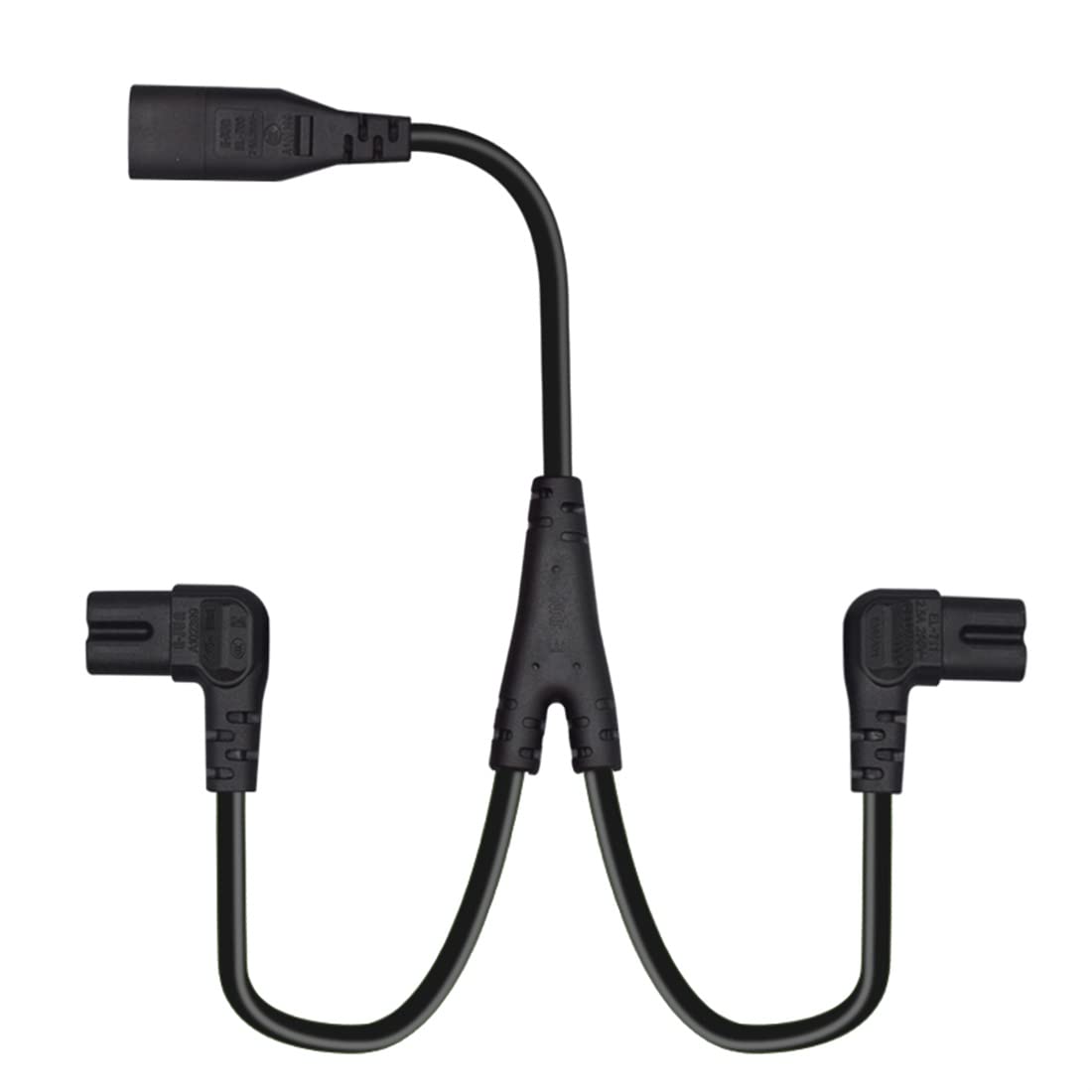Amazon.com: Strhowill (1ft/0.3m) IEC 320 C8 to Dual C7 Power Cord