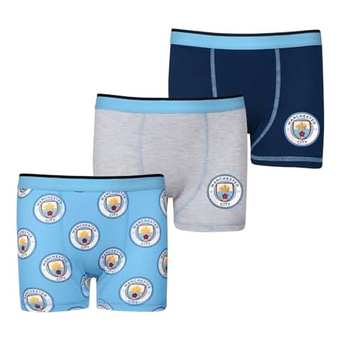 Manchester City FC Boys Boxer Shorts Pack Cover